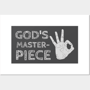 God's MasterPiece; Christian Shirts Posters and Art